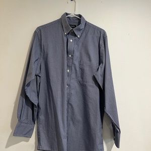 blue boyfriend button up